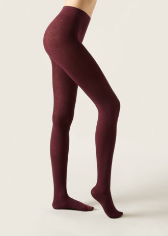 Collants opacos em caxemira mate e modal