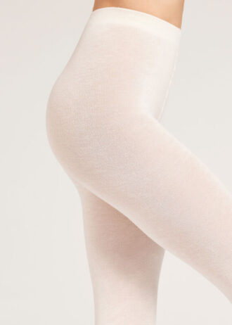 Collants opacos em caxemira mate e modal