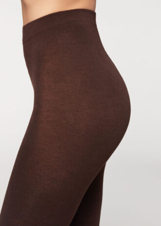 Collants opacos em caxemira mate e modal