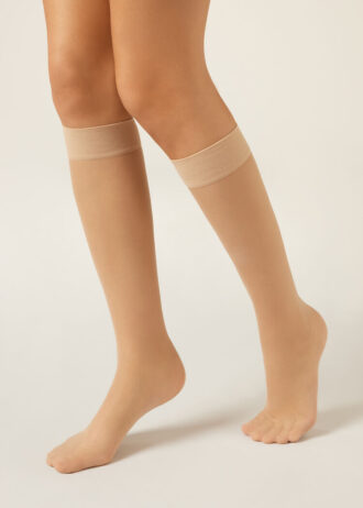 Meias até ao joelho Comfort Cuff de 20 deniers