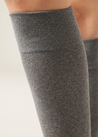 Meias até ao joelho em Microfiber de 60 deniers