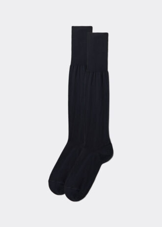 Meias compridas de fio Lisle para homem
