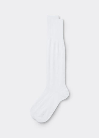 Meias compridas de fio Lisle para homem