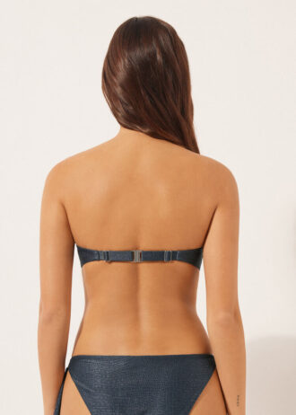 Top de biquíni bandeau Glowing Python