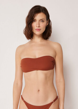 Top de biquíni bandeau Premium Fit
