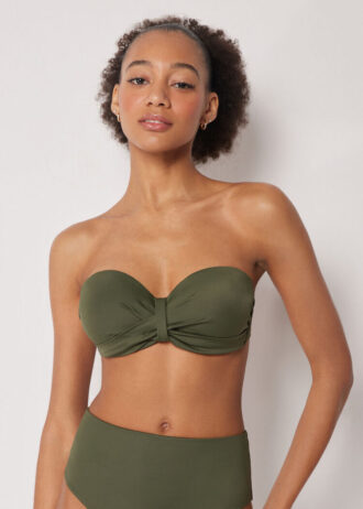 Top de biquíni bandeau Premium Sculpt